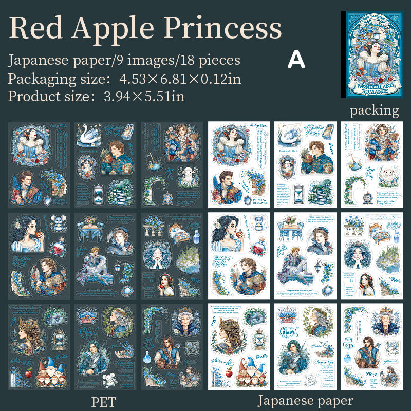 Fairy Tale Sequels Sticker Book 18pcs