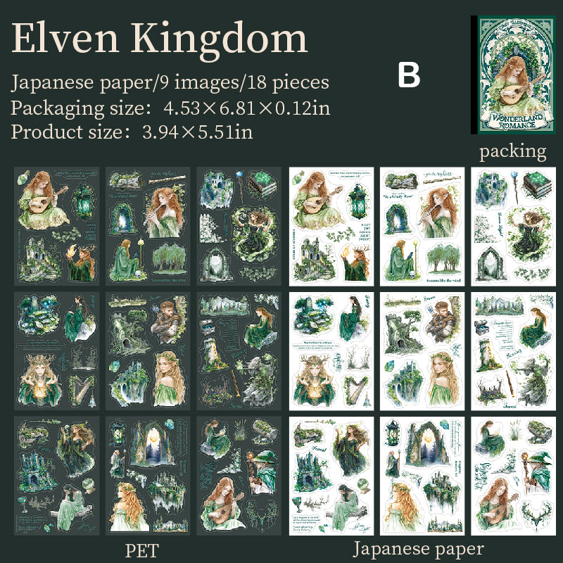 Fairy Tale Sequels Sticker Book 18pcs