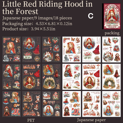 Fairy Tale Sequels Sticker Book 18pcs