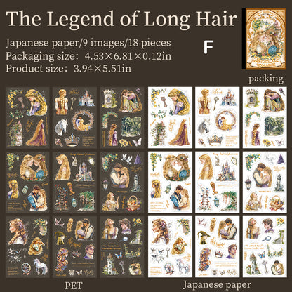 Fairy Tale Sequels Sticker Book 18pcs