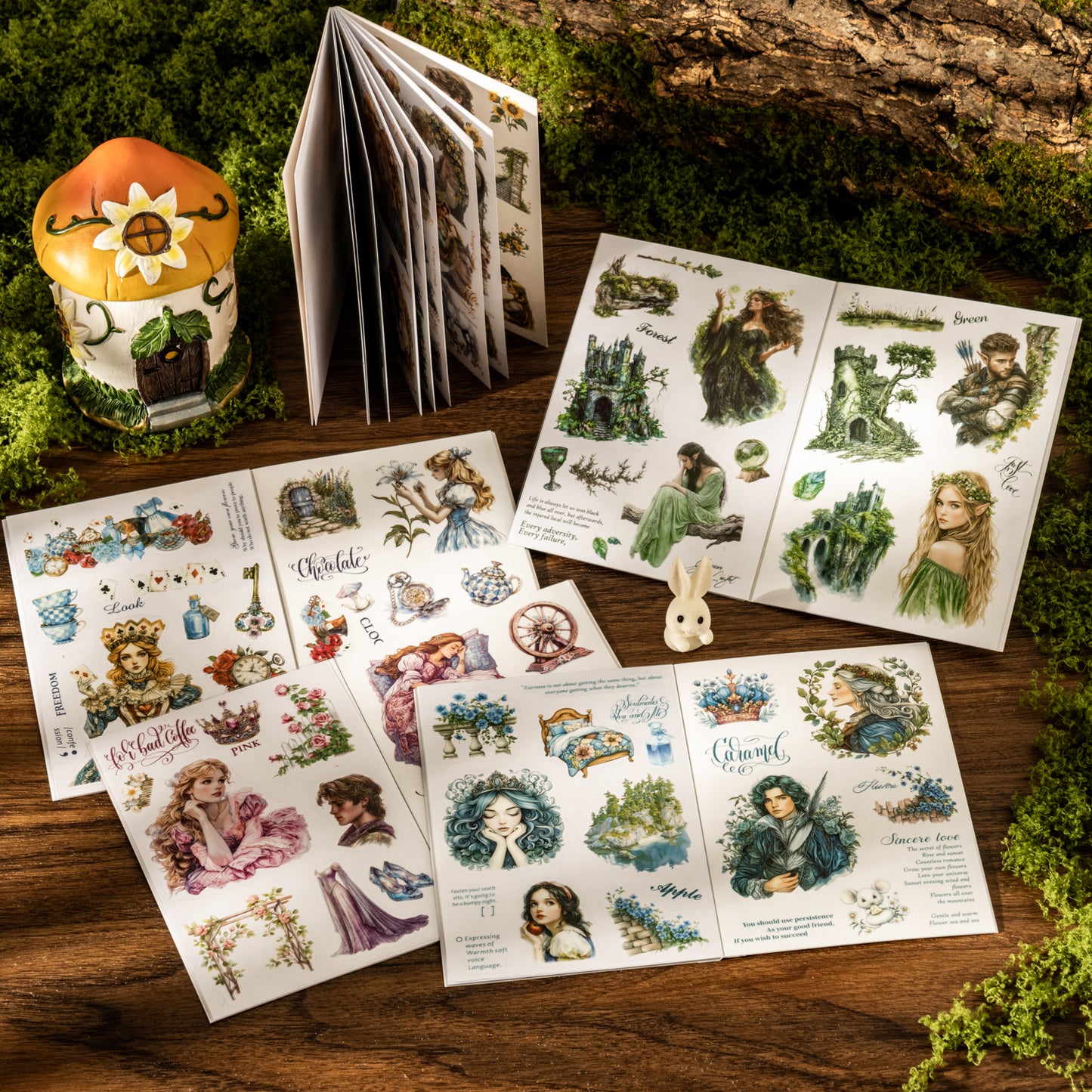 Fairy Tale Sequels Sticker Book 18pcs