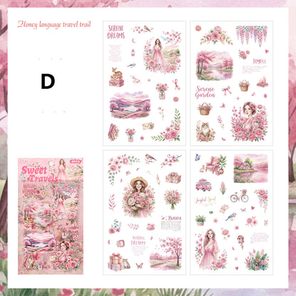 Fangye Oilv Stickers 4pcs