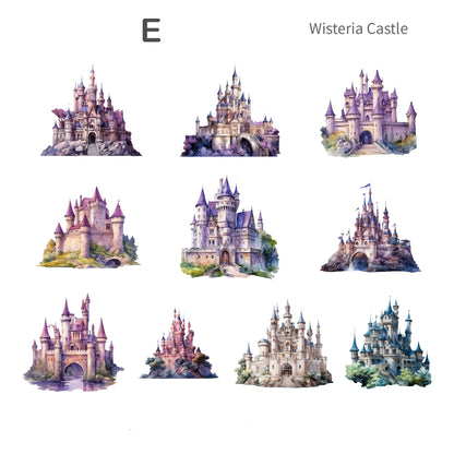 Fantasy Castle Stickers 20pcs