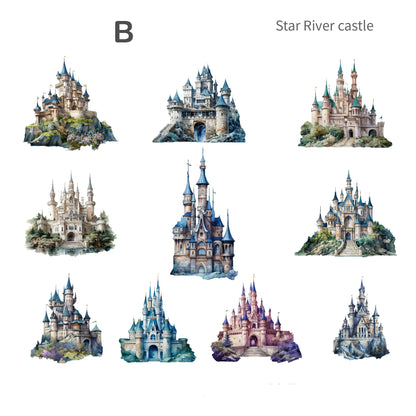 Fantasy Castle Stickers 20pcs