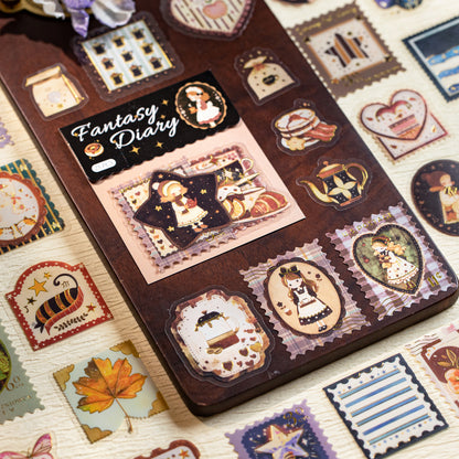 Fantasy Diary Sticker 25pcs