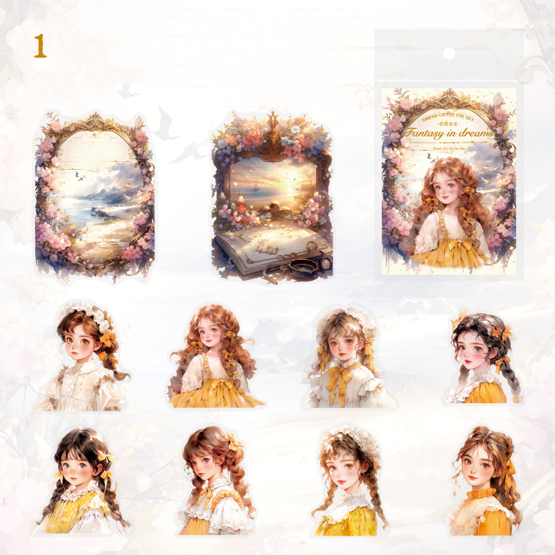 Fantasy In Dreams Sticker 10pcs