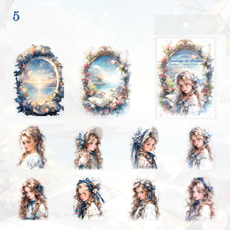 Fantasy In Dreams Sticker 10pcs