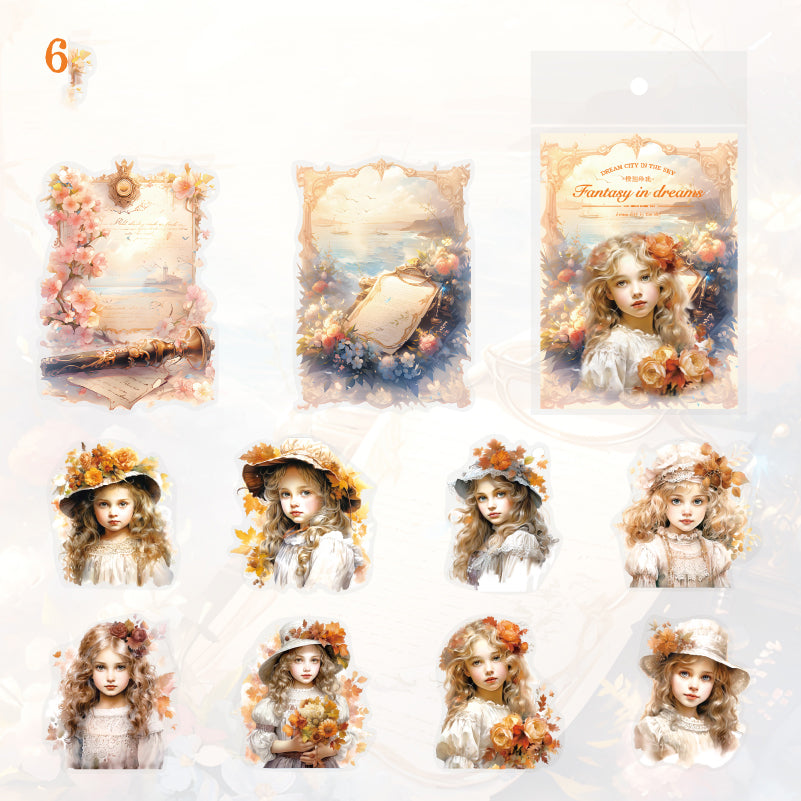 Fantasy In Dreams Sticker 10pcs