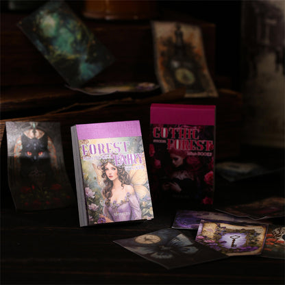 Fantasy Mini Book Sticker 50pcs