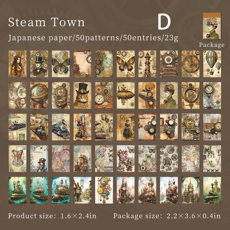 Fantasy Mini Book Sticker 50pcs