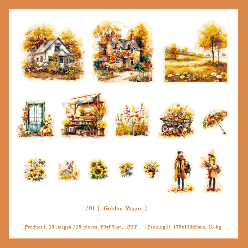 Farewell To The Afternoon Sticker 15pcs