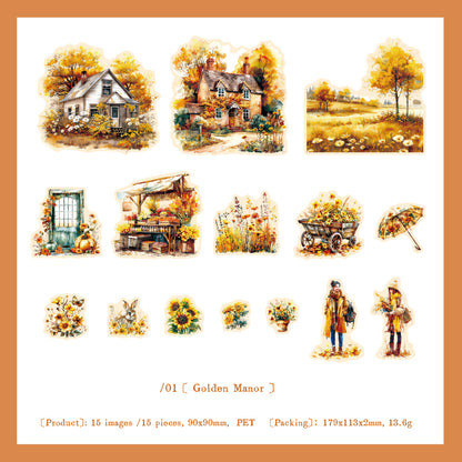 Farewell To The Afternoon Sticker 15pcs