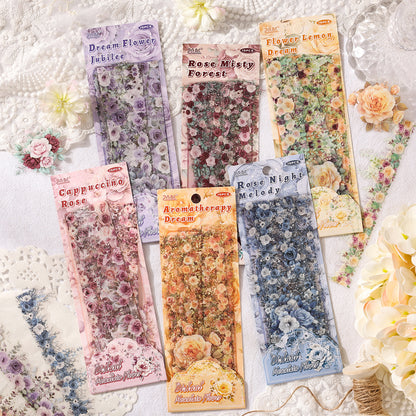 Far Mounrain Flowers Sticker 15pcs