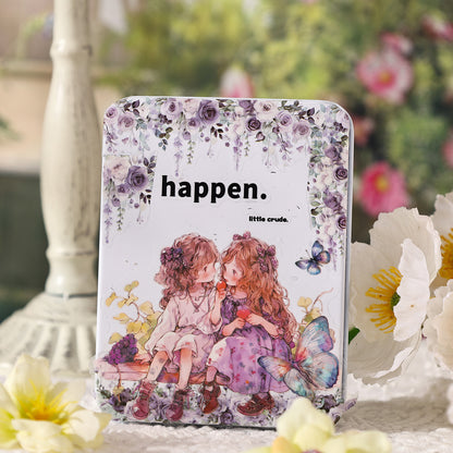 Far Mounrain Flowers Sticker 15pcs