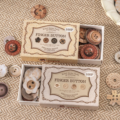 Fingertip Button Sticker 100pcs