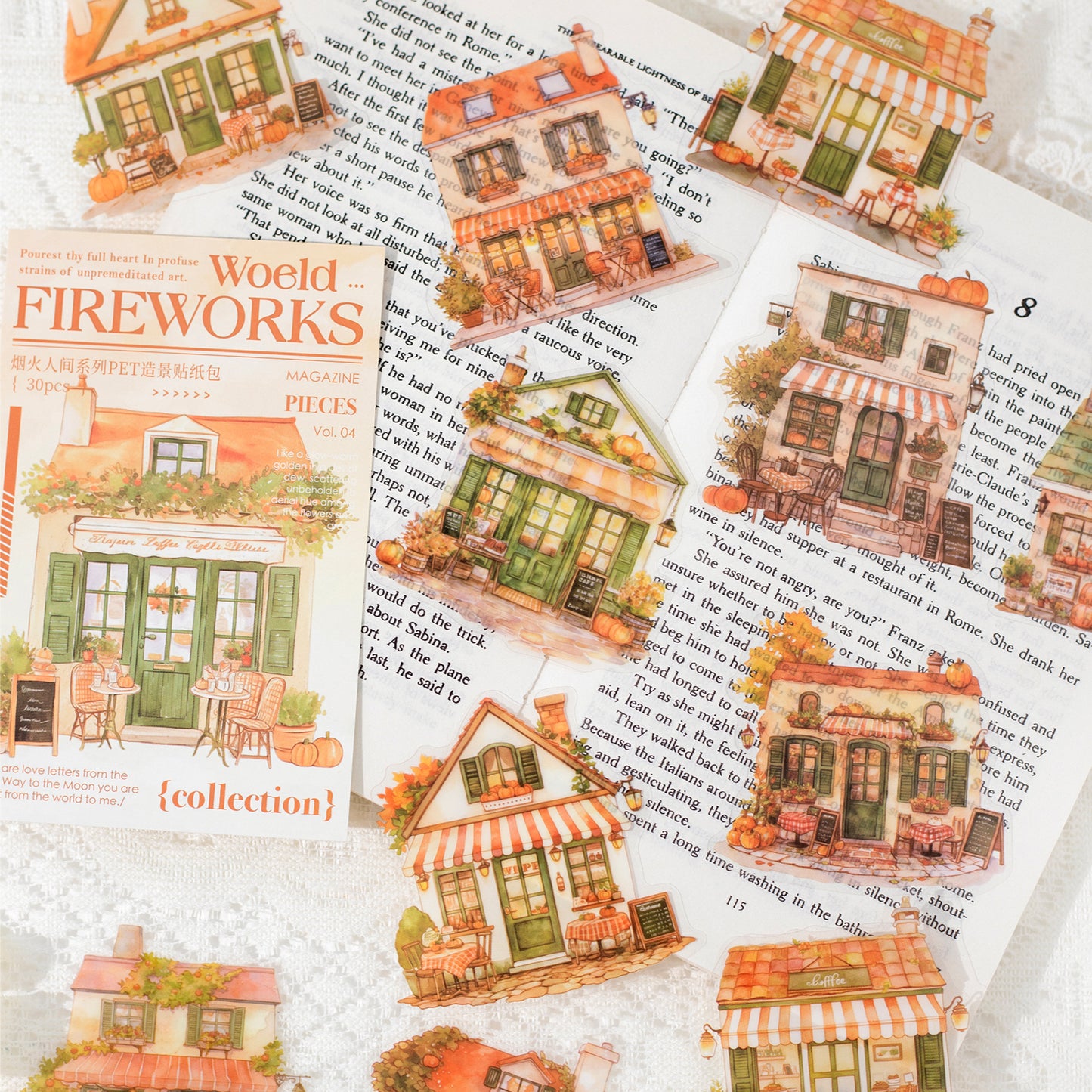 Fireworks world Sticker 30pcs