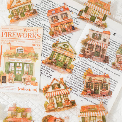 Fireworks world Sticker 30pcs