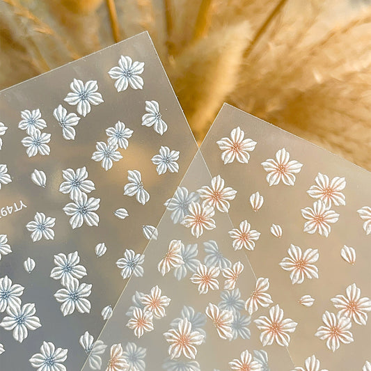 Five-petaled Flower Mini Stickers