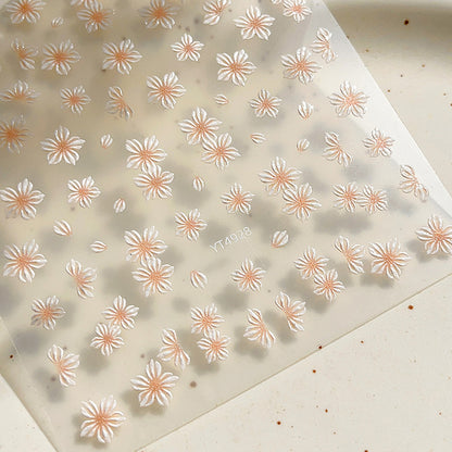 Five-petaled Flower Mini Stickers