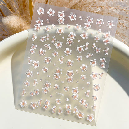 Five-petaled Flower Mini Stickers