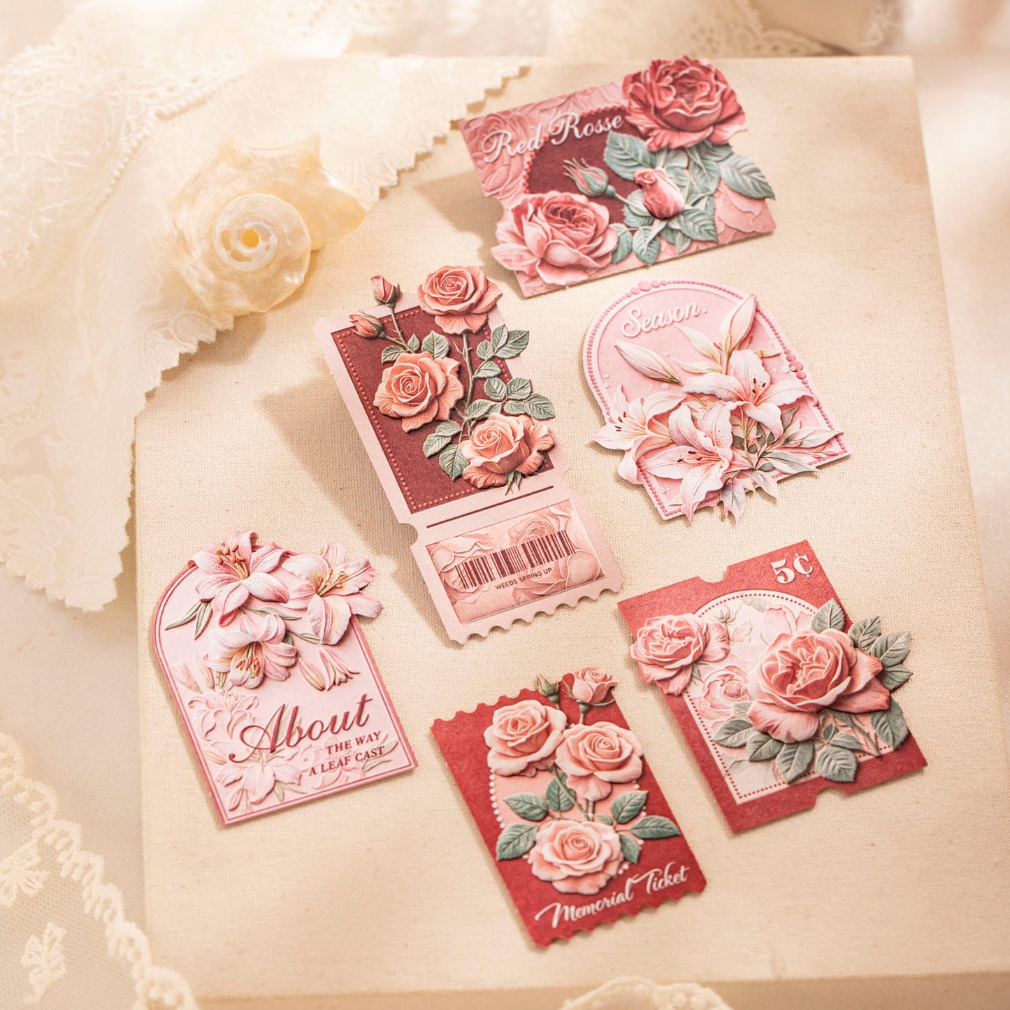 Floating World  Sticker 15pcs