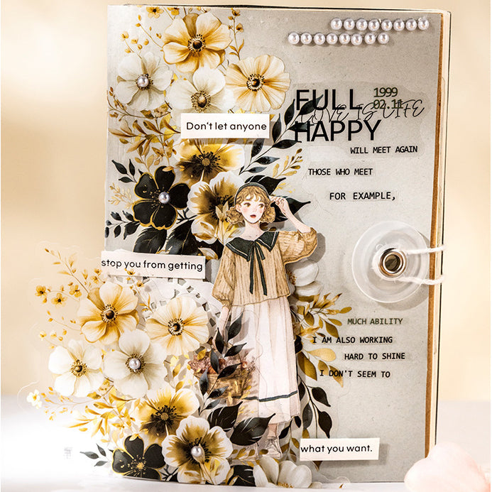 Floral Border Expansion Sticker 10pcs