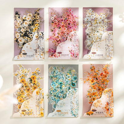 Floral Border Expansion Sticker 10pcs