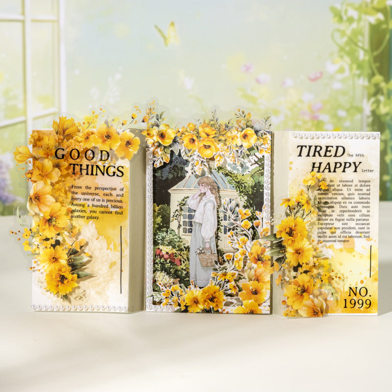 Floral Border Expansion Sticker 10pcs