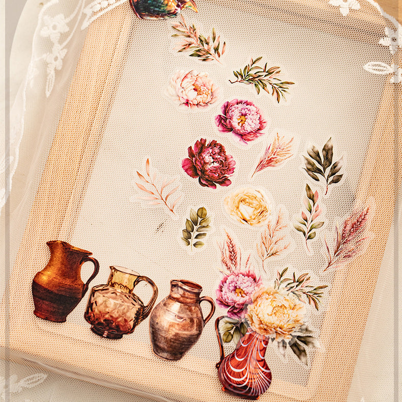 Floral Designer Sticker 20pcs