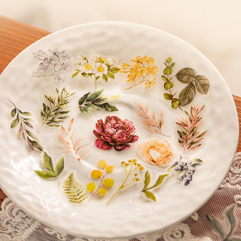 Floral Designer Sticker 20pcs