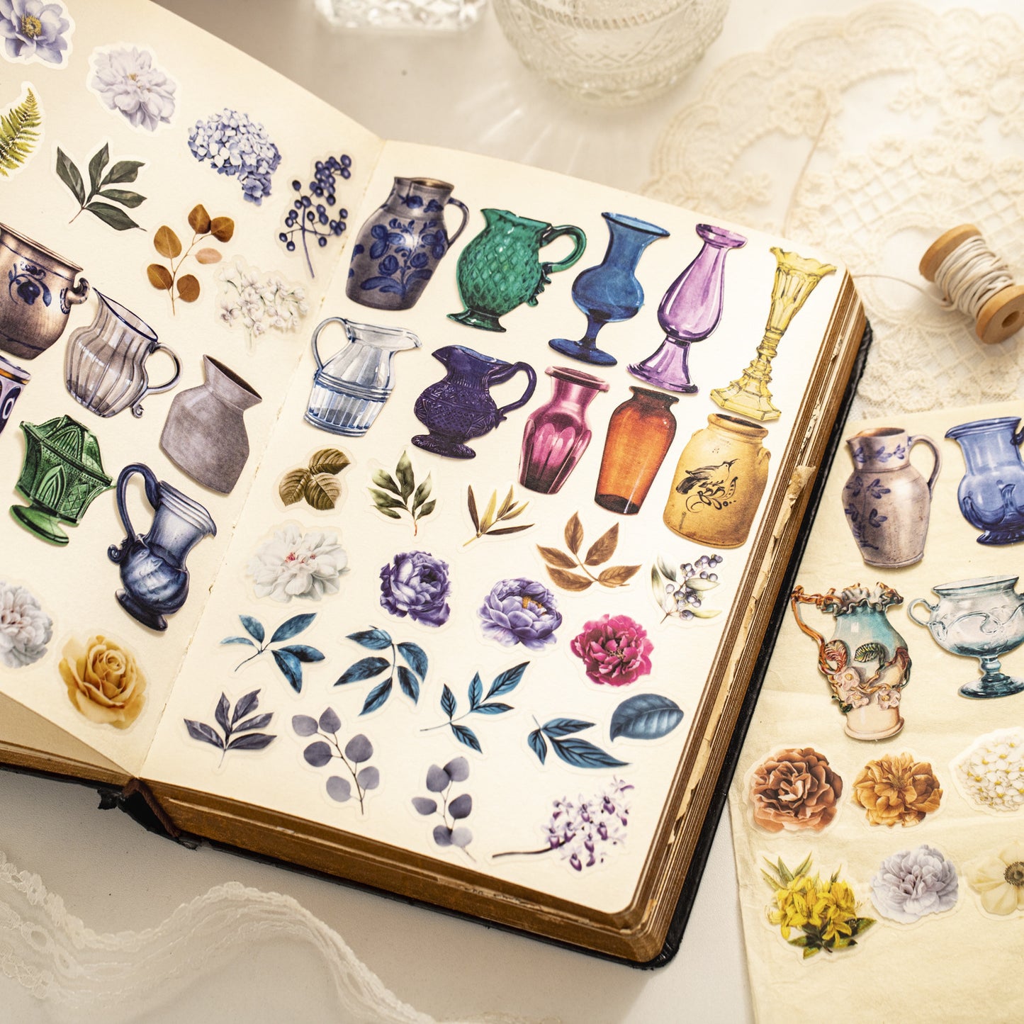 Floral Designer Sticker 20pcs