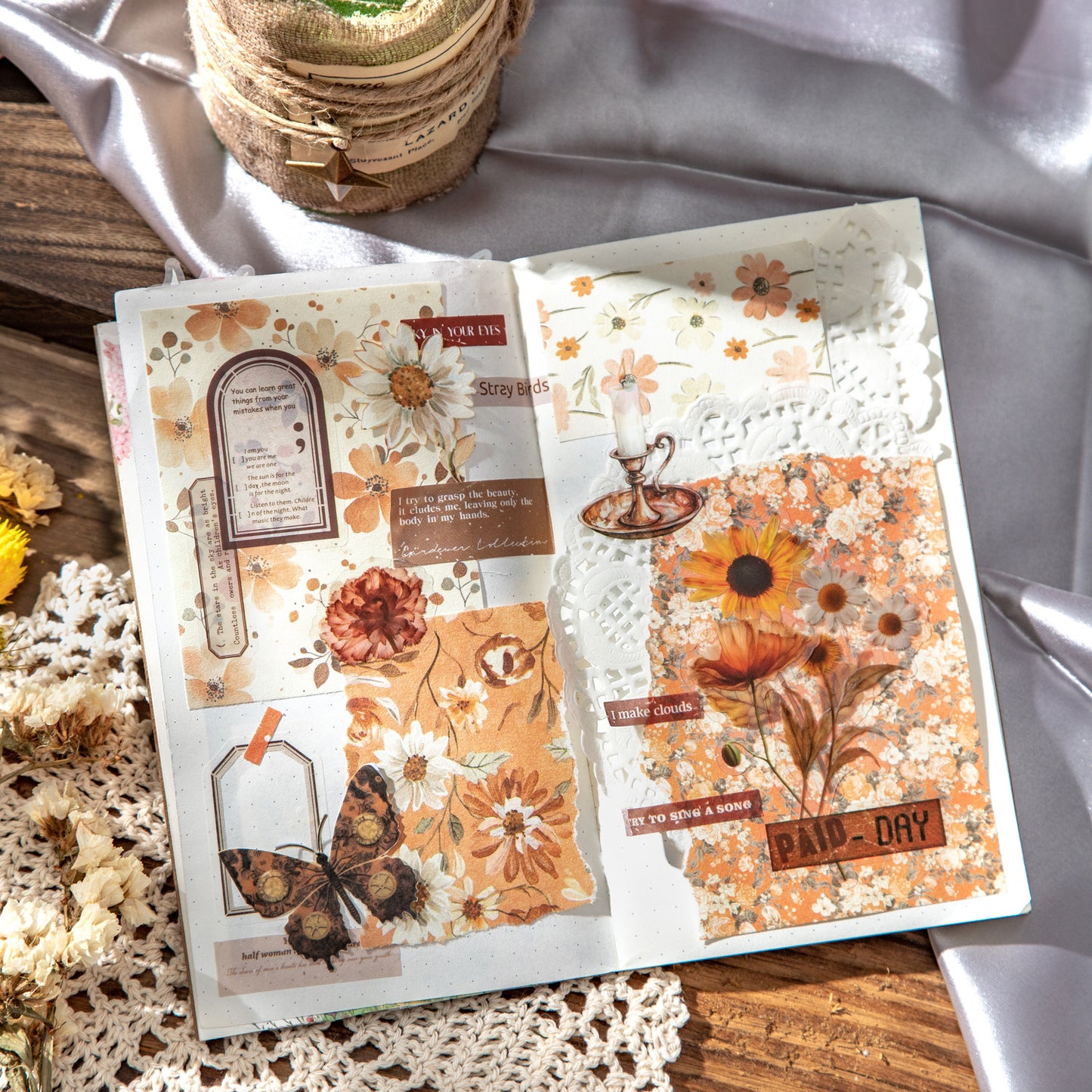 Floral Notes Sticker 50pcs
