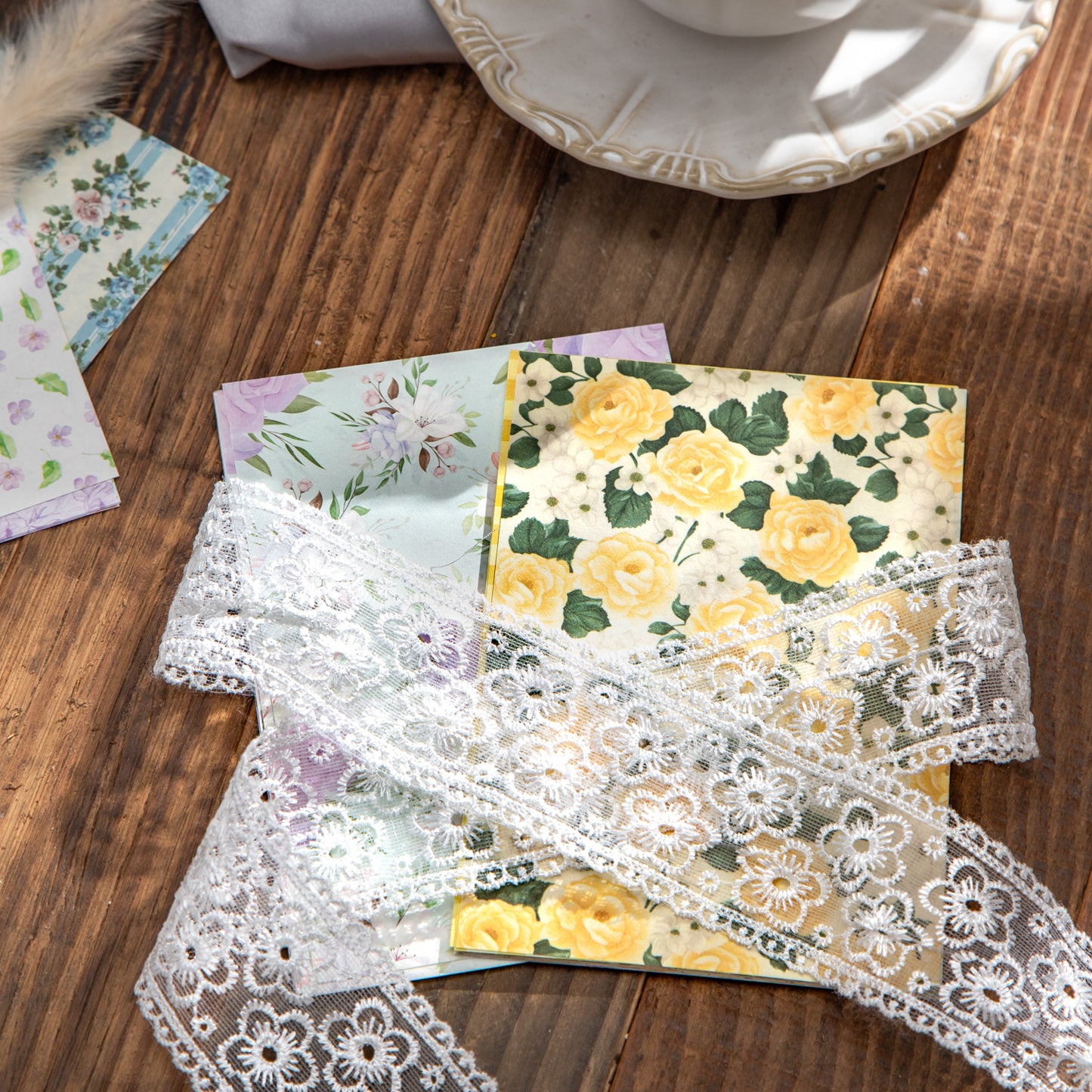 Floral Notes Sticker 50pcs