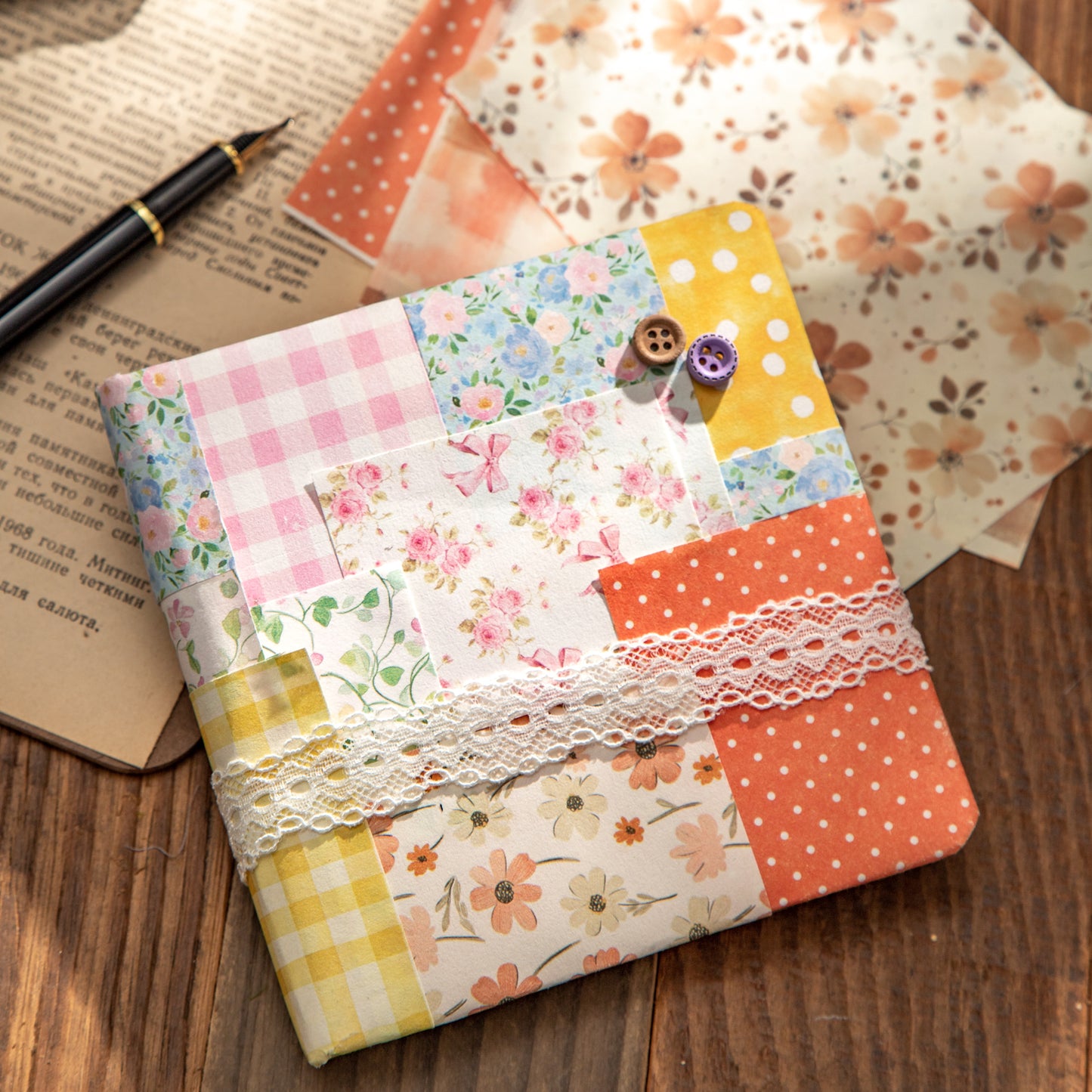 Floral Notes Sticker 50pcs