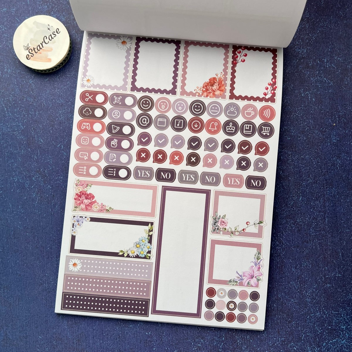 Flower Bloom Sticker Book