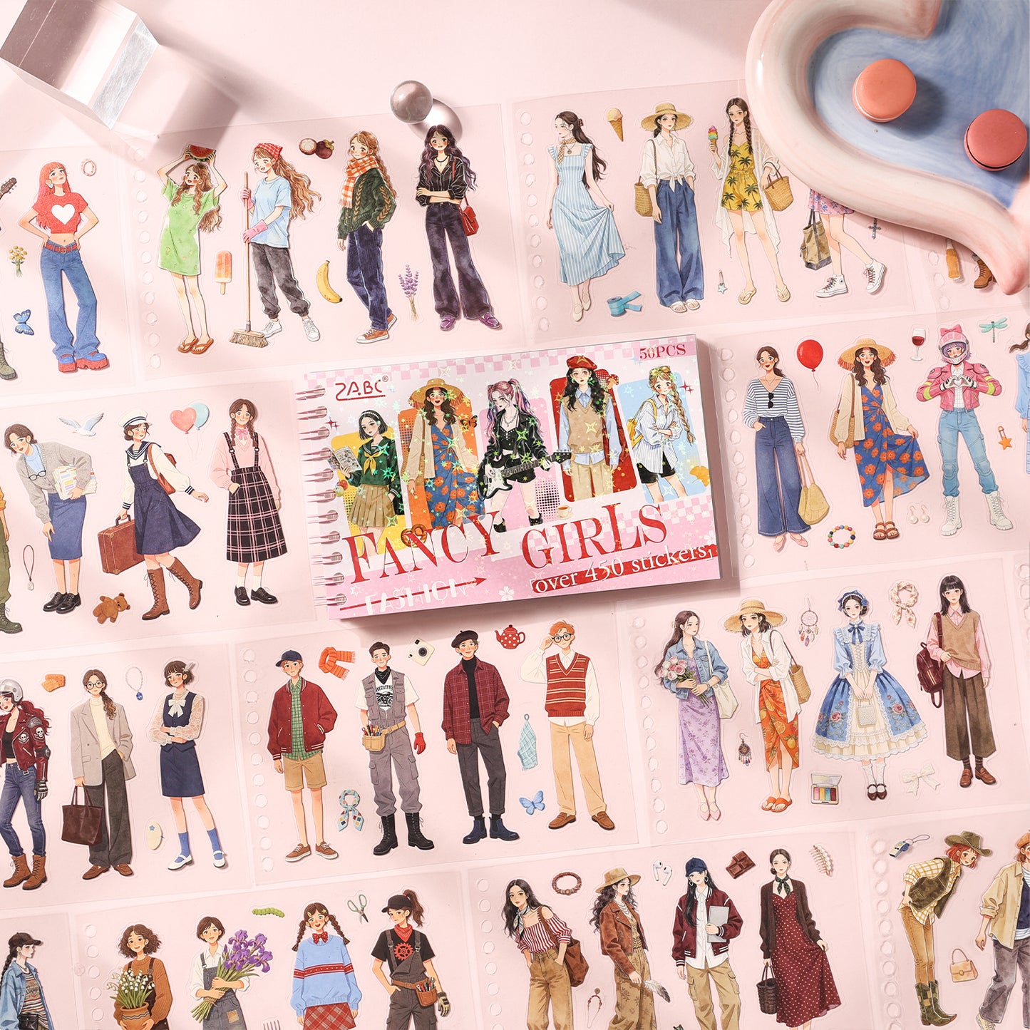 Flower Boys Series Sticker 50pcs