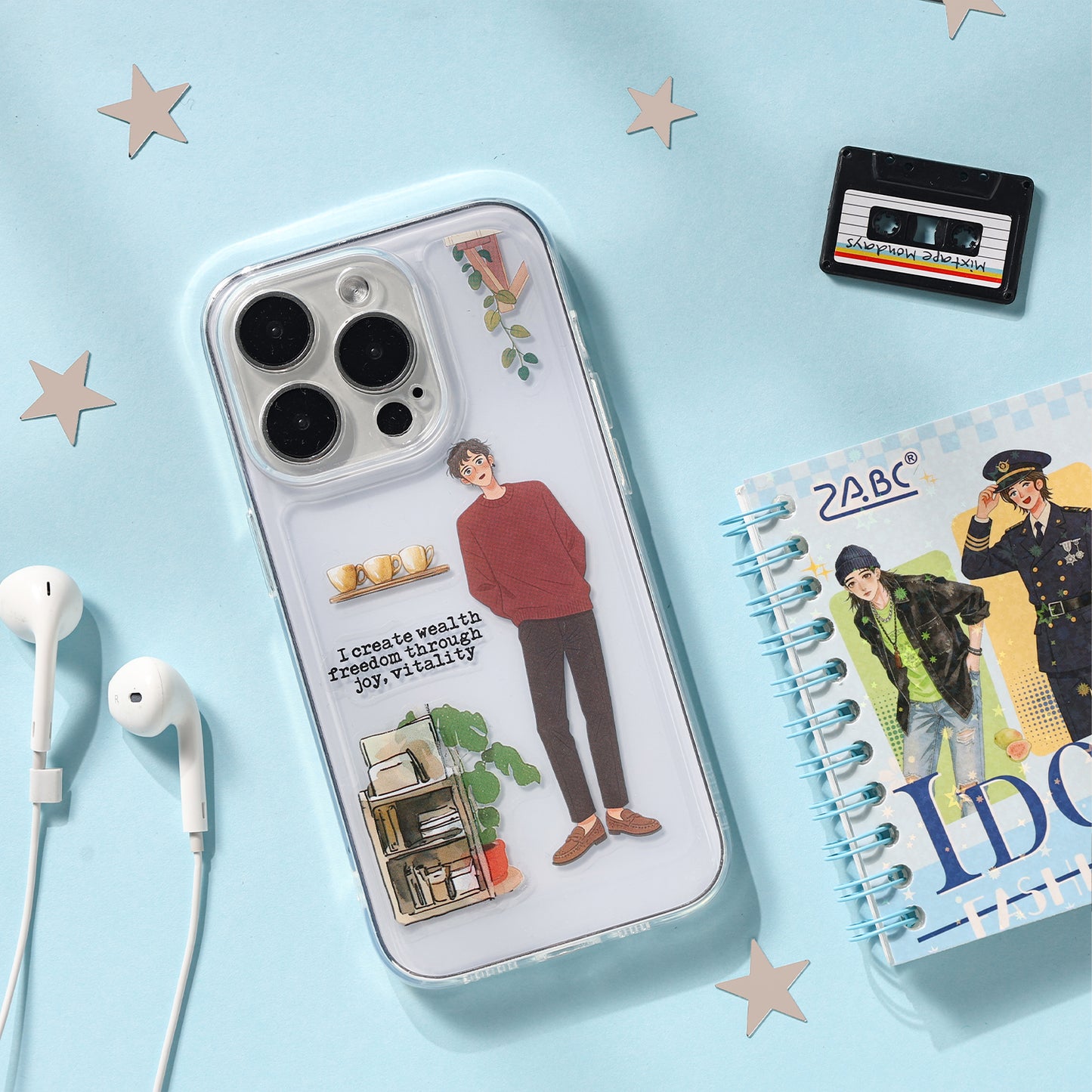 Flower Boys Series Sticker 50pcs