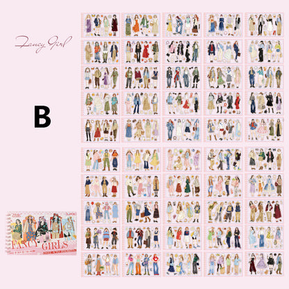 Flower Boys Series Sticker 50pcs