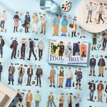 Flower Boys Series Sticker 50pcs