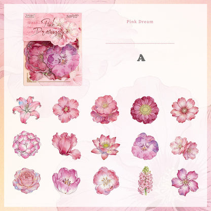 Flower Dance Stickers 30pcs