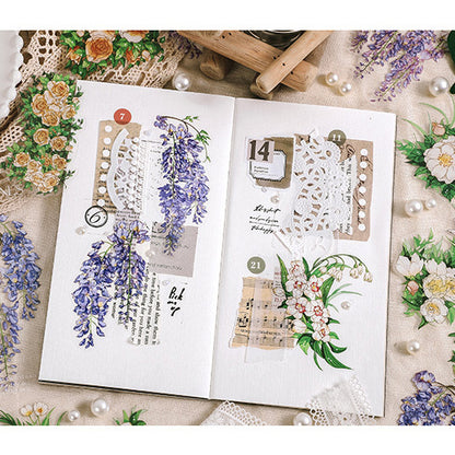 Flower Deco Stickers 15pcs