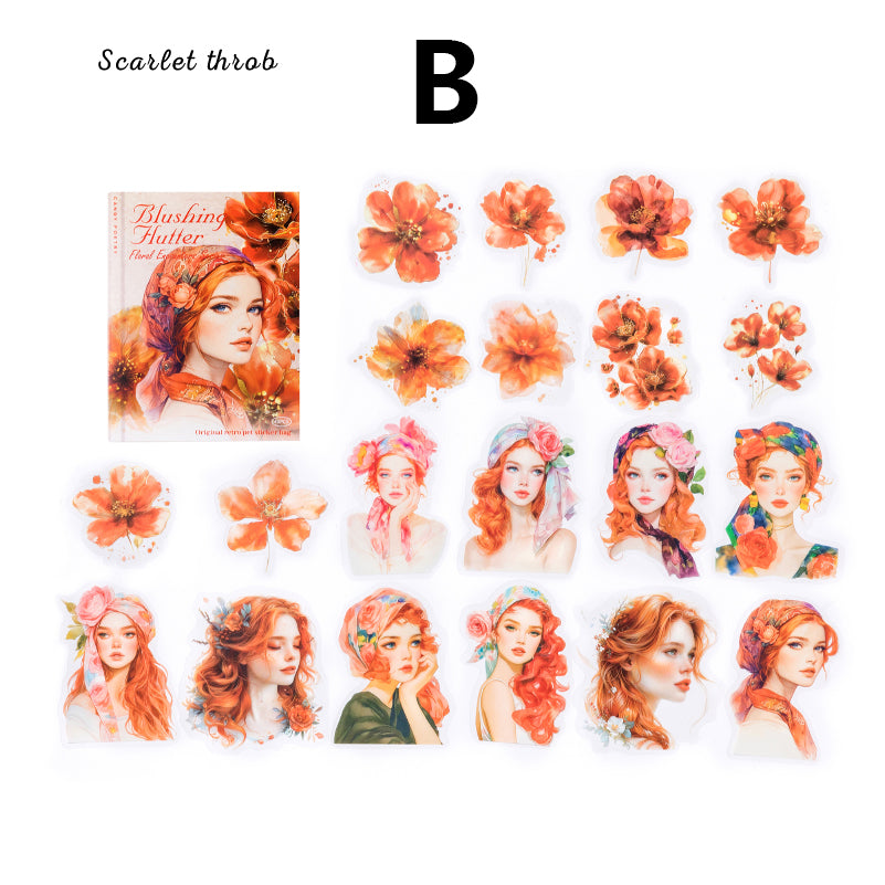 Flower Encounter Sticker 40pcs