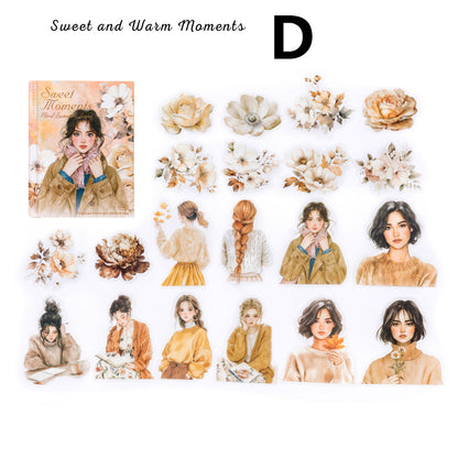 Flower Encounter Sticker 40pcs