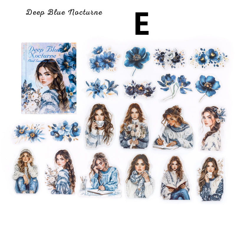 Flower Encounter Sticker 40pcs