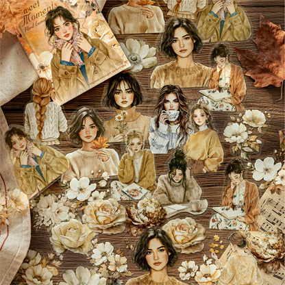 Flower Encounter Sticker 40pcs