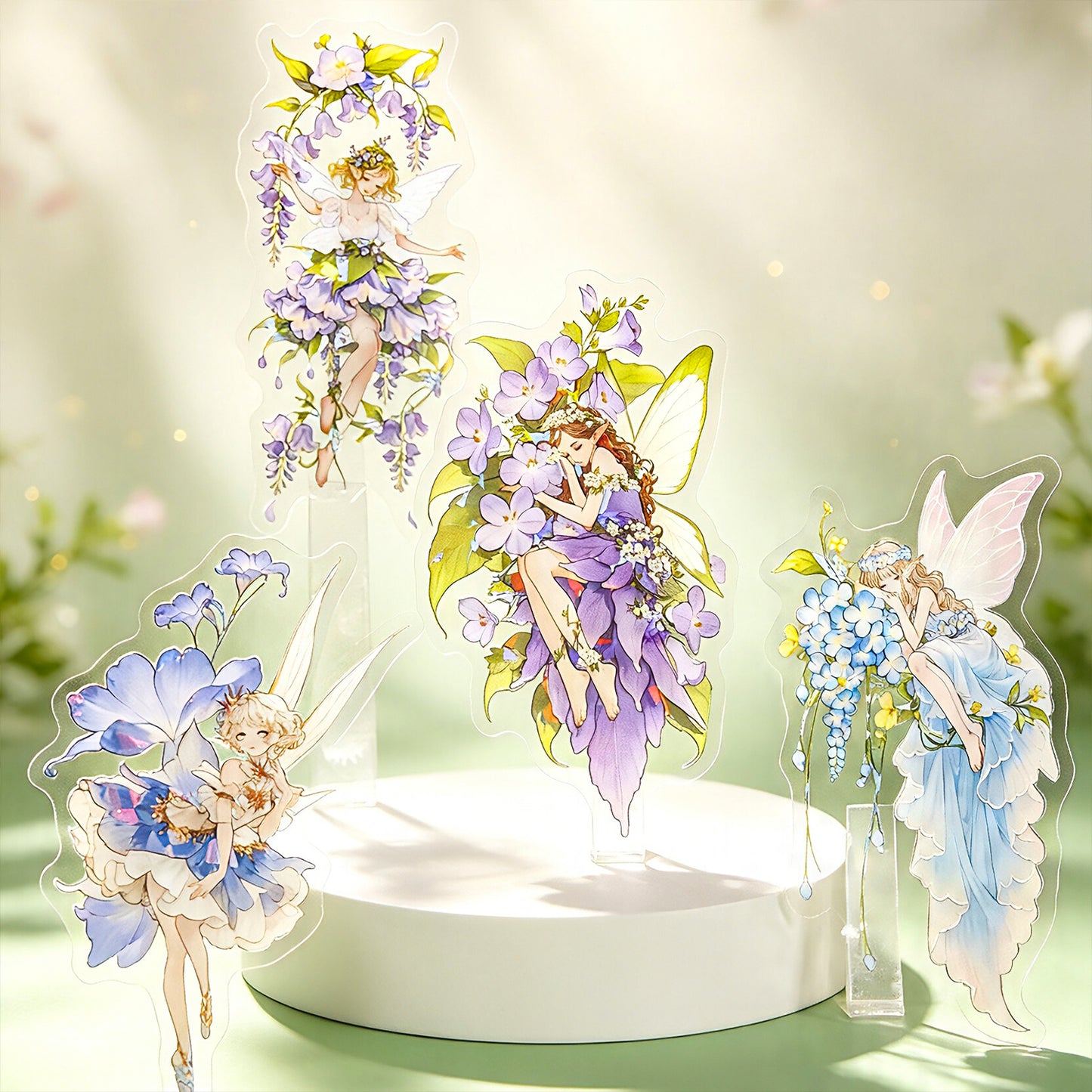 Flower Fairy Sticker 12pcs