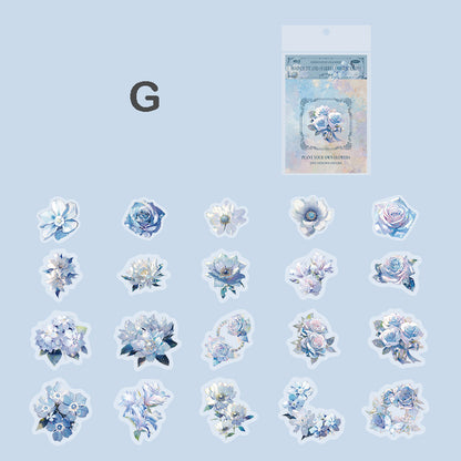 Flower Fantasy Atlas Stickers 40pcs