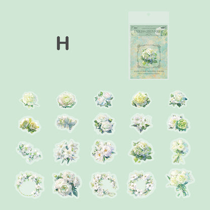 Flower Fantasy Atlas Stickers 40pcs