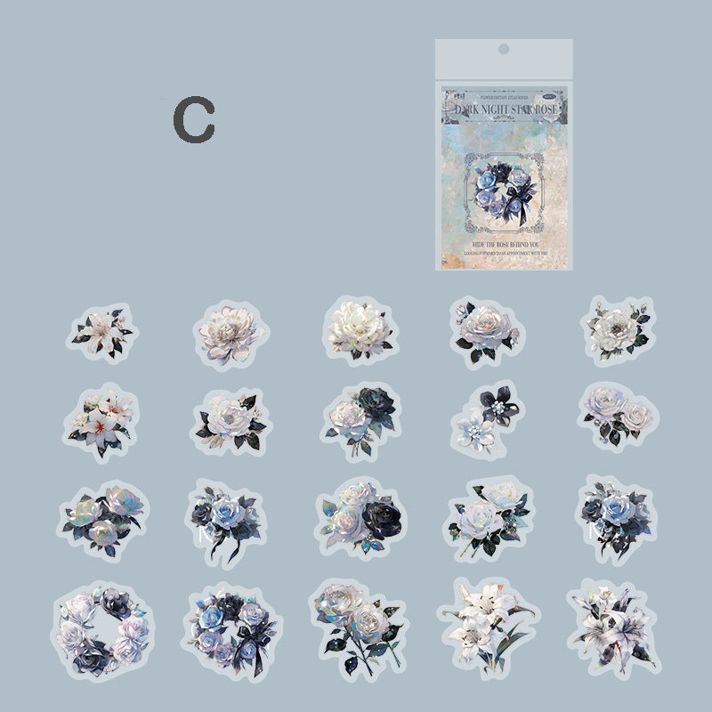 Flower Fantasy Atlas Stickers 40pcs