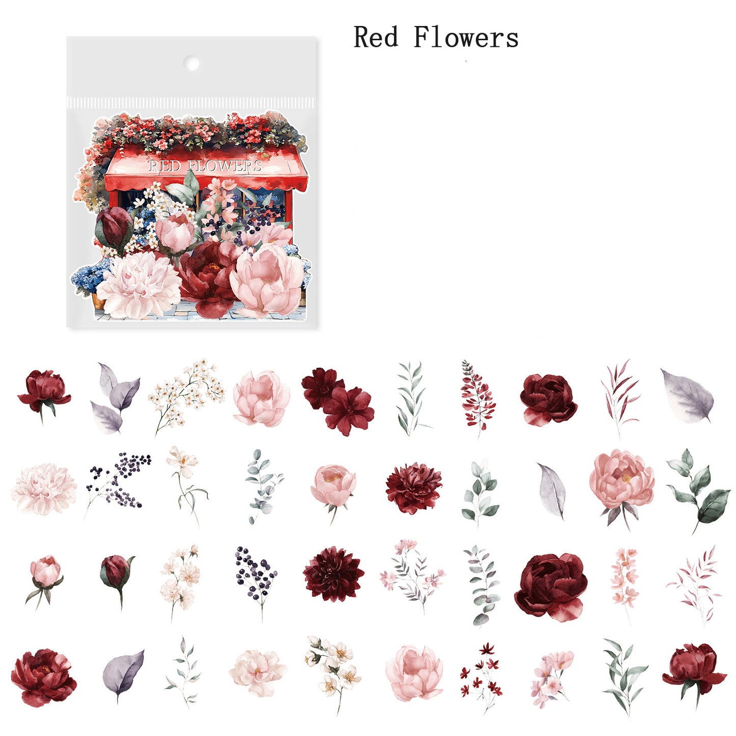 Flower Festival Stickers 40pcs